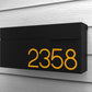 Black Mailbox Orange Text